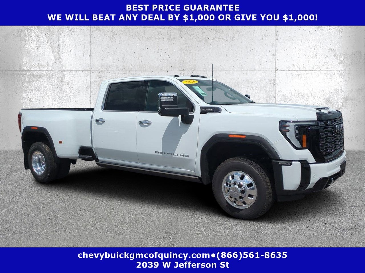 2026 GMC Sierra 3500 HD Denali Ultimate DRW
