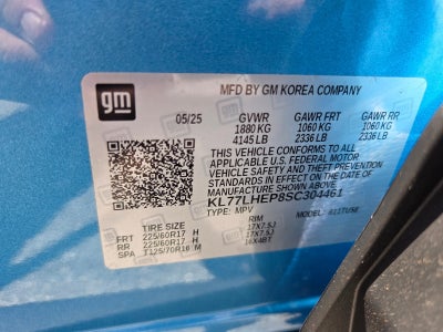 2025 Chevrolet Trax LT