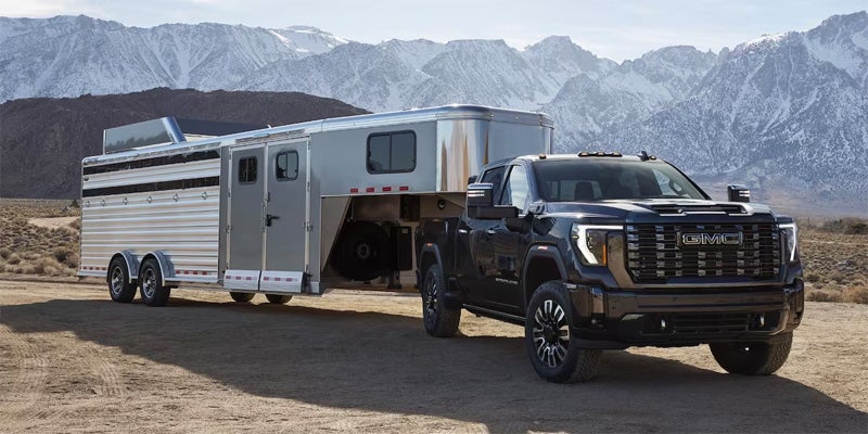 GMC Sierra HD pulling a trailer